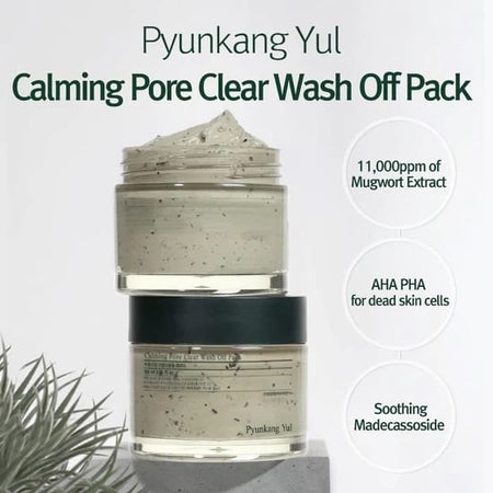 Pyunkang Yul - Calming Pore Clear Wash Off Pack, 100ml, 195 g, 8809486682609