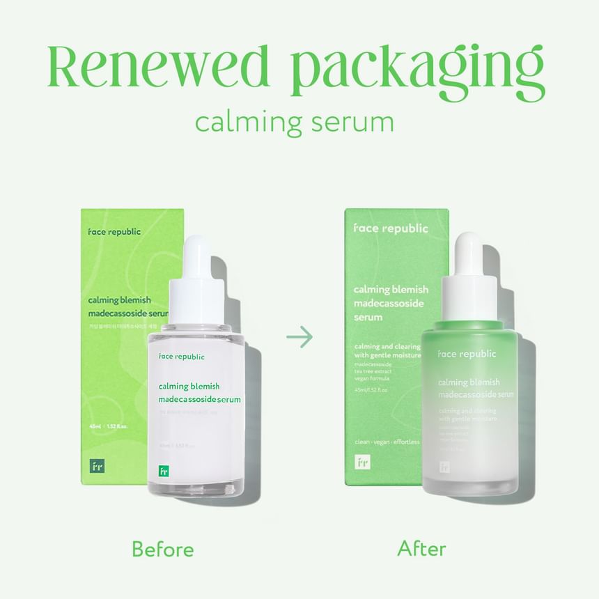 face republic - Calming Blemish Madecassoside Serum Trial Size, 7ml, 50 g, 8809752670477