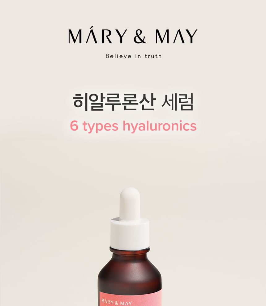 Mary&May - Hyaluronics Serum, 2023 Version - 30ml, 116 g, 8809670680817