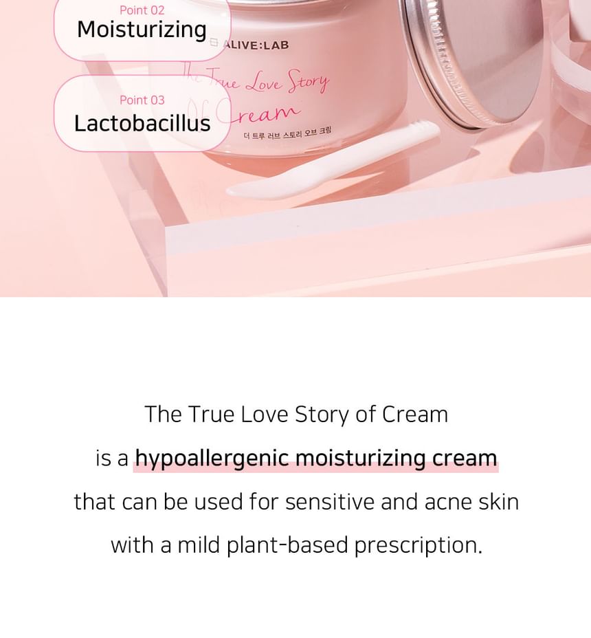 ALIVE:LAB - The True Lover Story Of Cream, 100ml, 143 g, 8809083973926