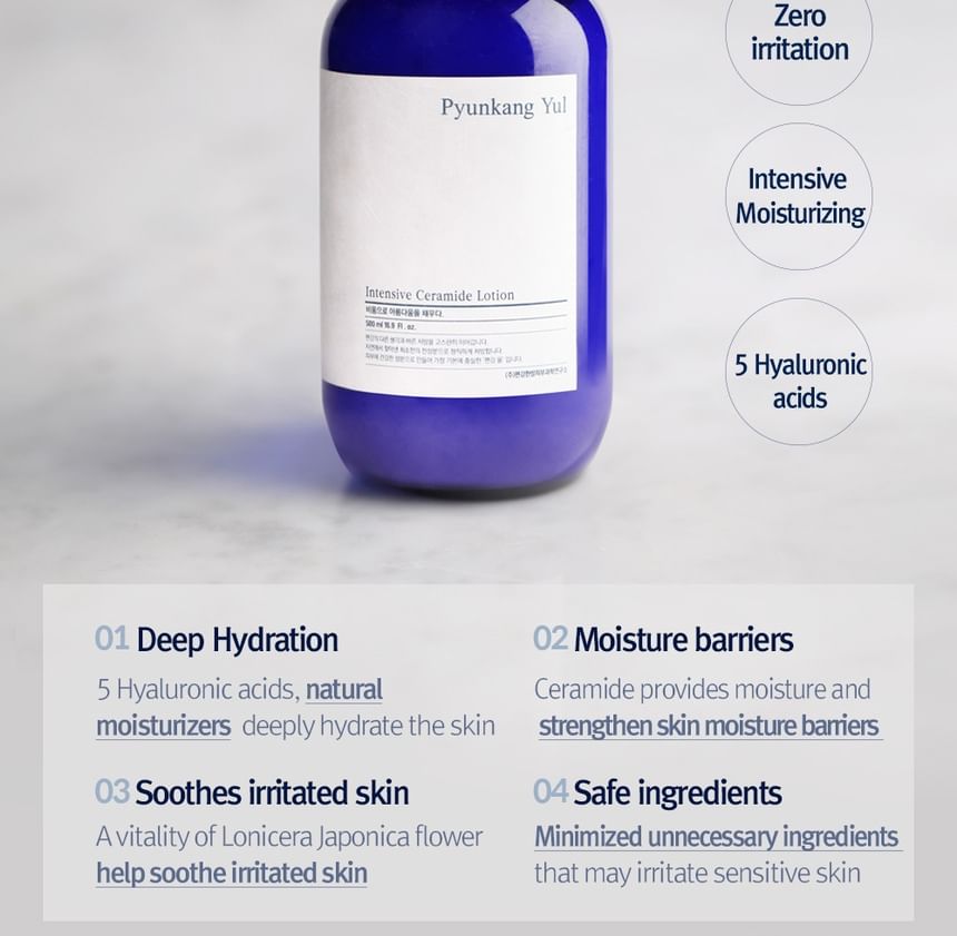 Pyunkang Yul - Intensive Ceramide Lotion, 290ml, 360 g, 8809486682395