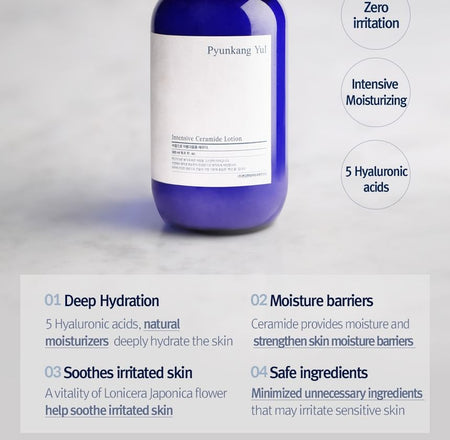 Pyunkang Yul - Intensive Ceramide Lotion, 290ml, 360 g, 8809486682395