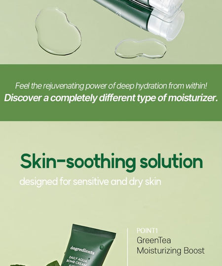 ongredients - Daily Aqua Bomb Cream Set, 2 pcs, 200 g, 8809884771325