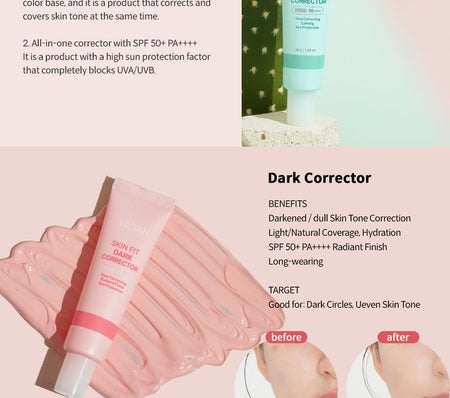 YADAH - Skin Fit Dark Corrector, 30g, 80 g, 8809340386193