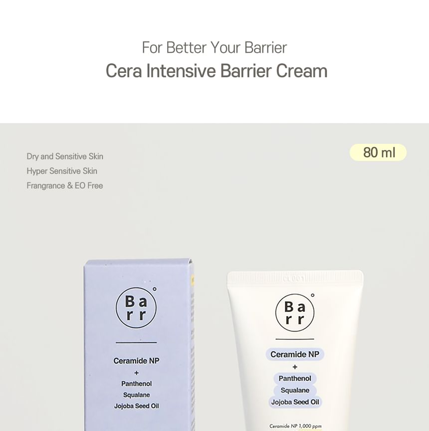 Barr - Cera Intensive Barrier Cream, 80ml, 111 g, 8809875908402