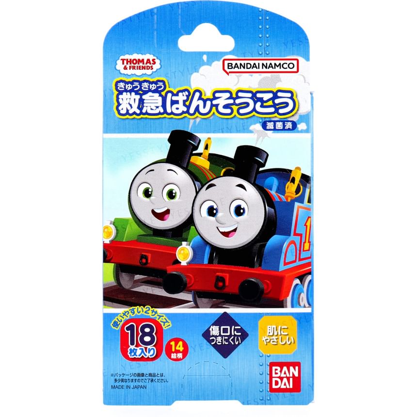 Bandai - Thomas the Tank Engine First Aid Bandage, 18 pcs, 16 g, 4549660929611