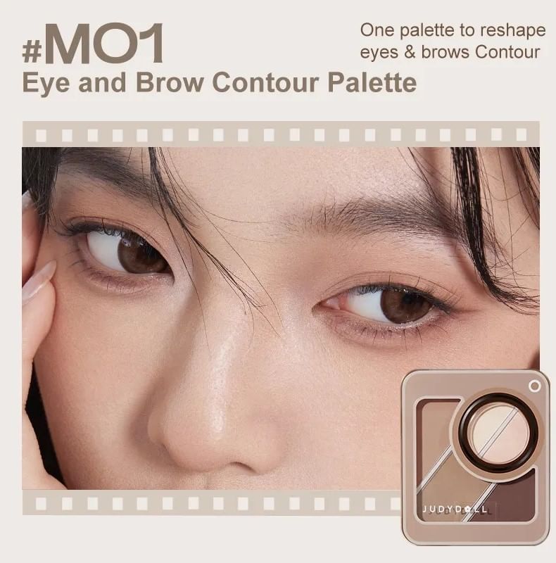 Judydoll - 5 Shades Eyebrow Palette - M01, #M01 - 4.5g, 50 g, 6975242809794