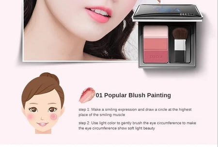 ZEESEA - Three-Color Concealer Blusher - Midnight Rose, #Midnight Rose - 5g, 79 g, 6974475775883