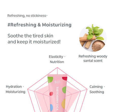 Sweeteen - Tartcherry Cica Calming Hand Cream, 50ml, 130 g, 8809706230221