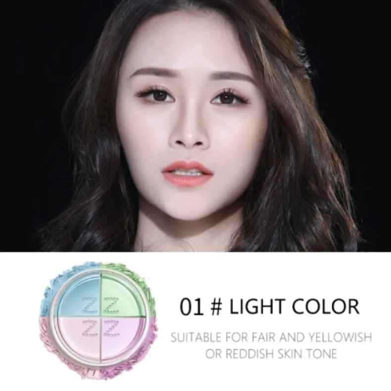 ZEESEA - 4 Color Loose Powder - Light Color, #01 Light Color - 10g, 81 g, 6974475772301