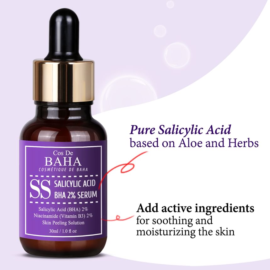 Cos De BAHA - SS Salicylic Acid 2% Serum, 30ml, 66 g, 8809240319093