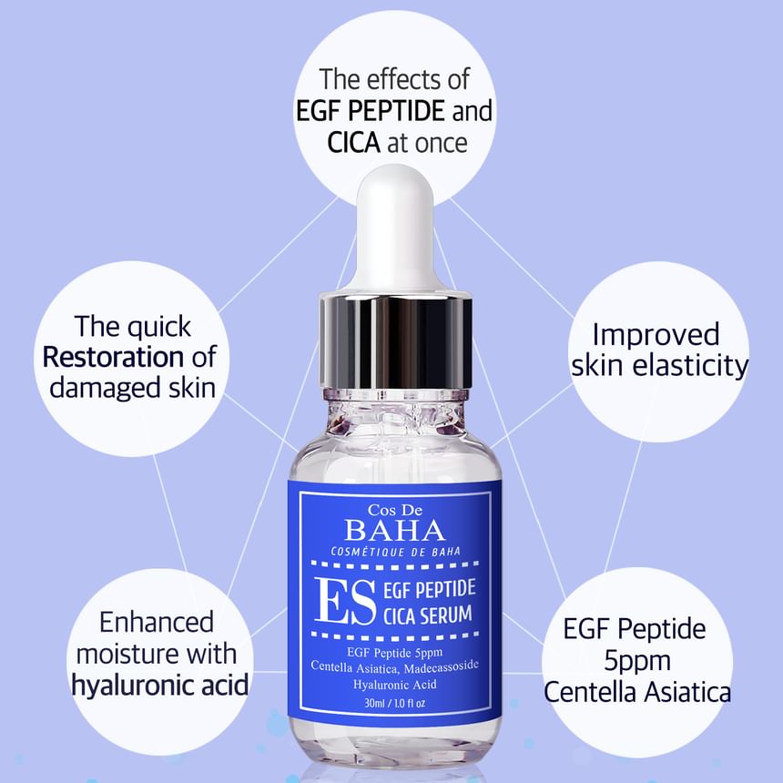 Cos De BAHA - ES EGF Peptide Serum, 30ml, 80 g, 8809240319185