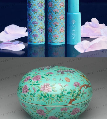 FreshO2 - Treasured Palace Museum Series Lake-Ground Floral Birdsong Tinted Lip Balm, 2 pcs, 150 g, 9903675000157