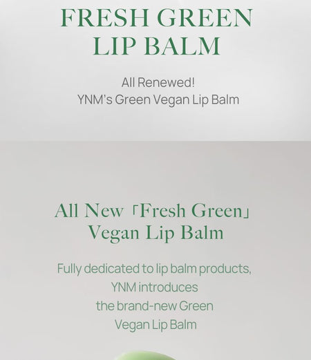YNM - Fresh Green Lip Balm, 4g, 50 g, 8809626540417