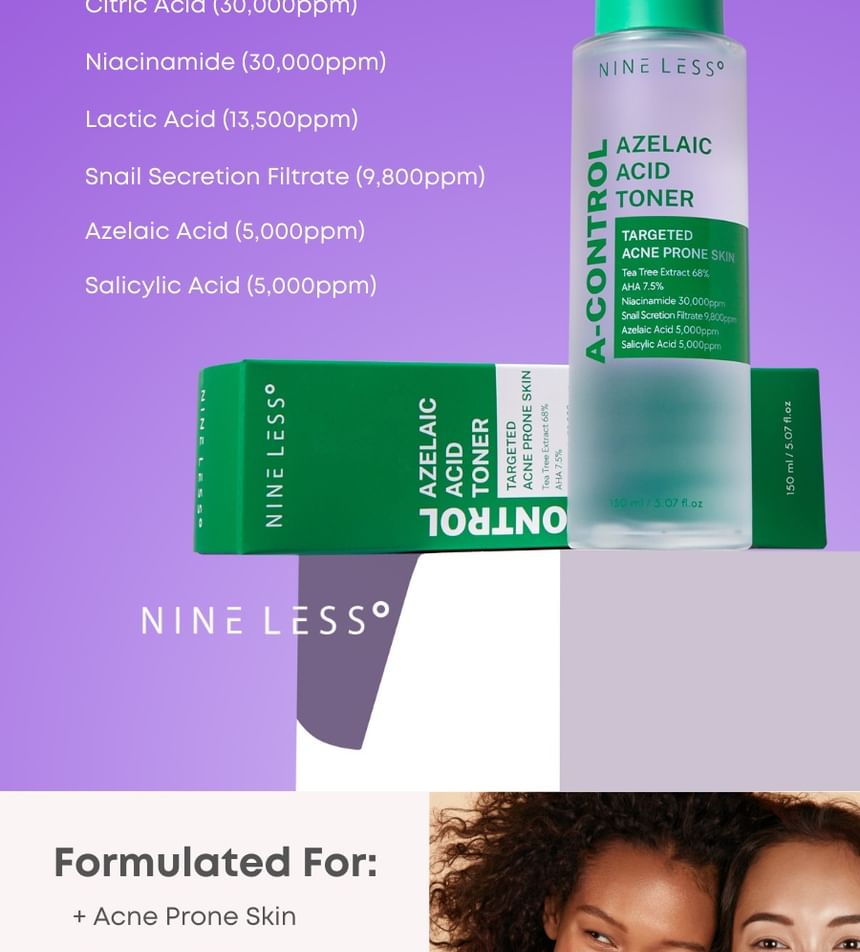 NINELESS - A-Control Azelaic Acid Toner, 150ml, 241 g, 8809875270127