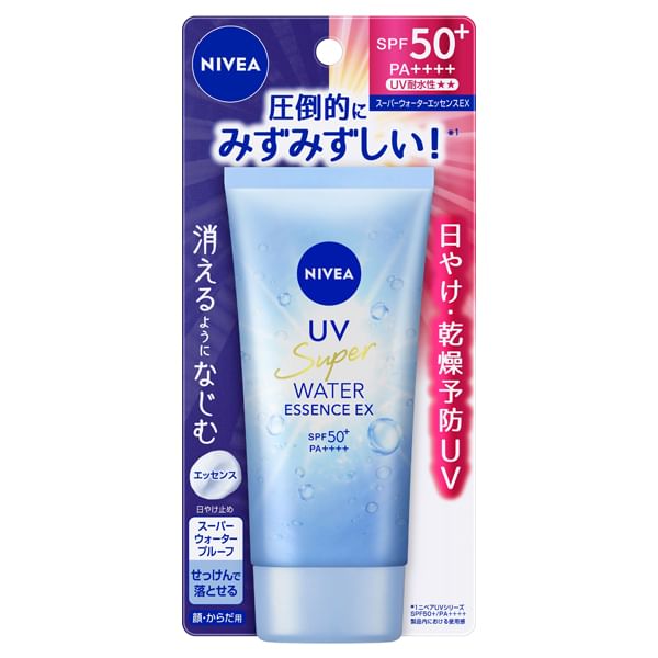 Nivea Japan - UV Super Water Essence EX SPF 50+ PA++++, 80g, 102 g, 4901301432315