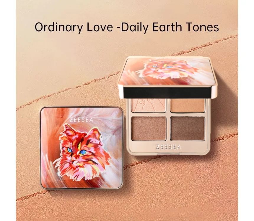 ZEESEA - COLORFUL ANIMAL FOUR-COLOR EYESHADOW X06, #X06, 52 g, 6975852823722