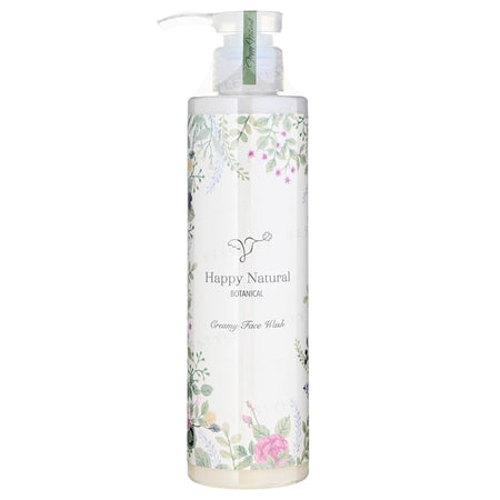 Happy Natural - Botanical Organic Creamy Face Wash, 200g, 247 g, 4524222100455