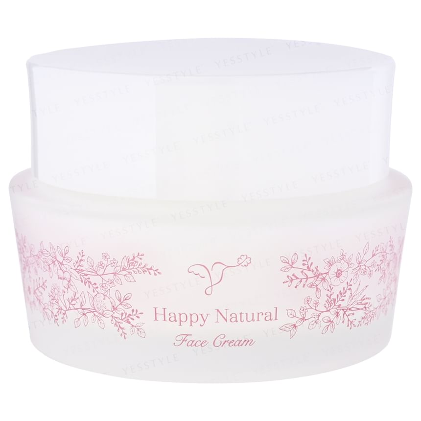 Happy Natural - Botanical Organic Rose Face Cream, 30g, 106 g, 4524222100936