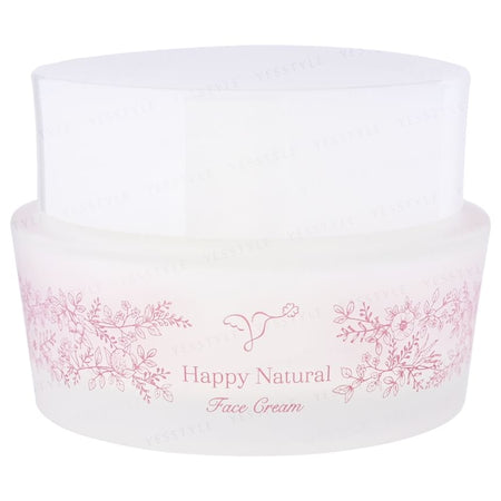 Happy Natural - Botanical Organic Rose Face Cream, 30g, 106 g, 4524222100936