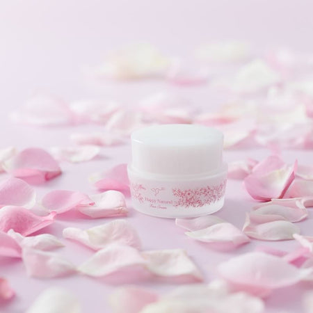 Happy Natural - Botanical Organic Rose Face Cream, 30g, 106 g, 4524222100936
