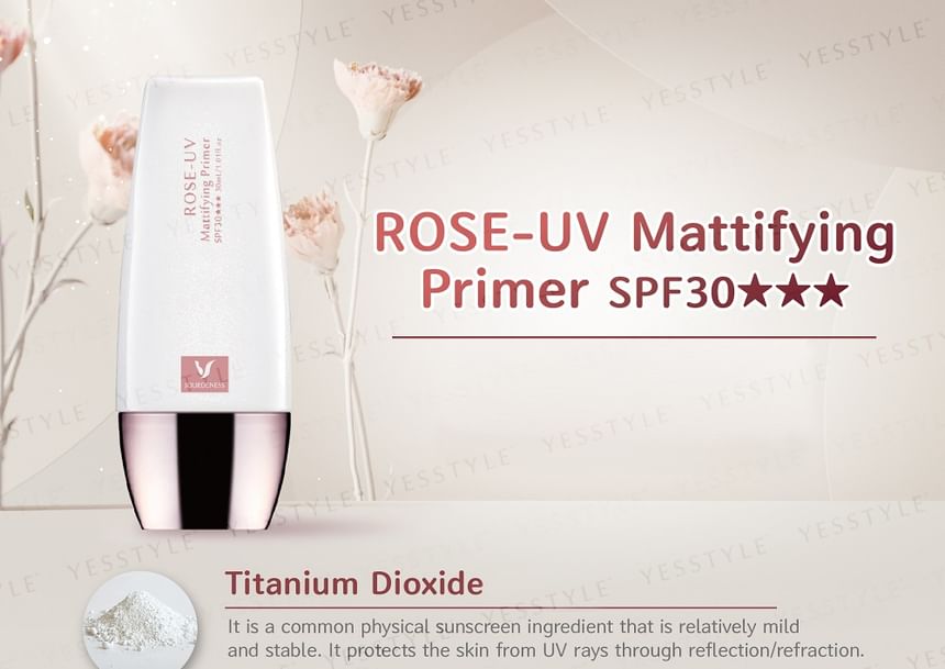JOURDENESS - Rose UV Mattifying Primer SPF 30 PA+++, 30ml, 59 g, 471258934949