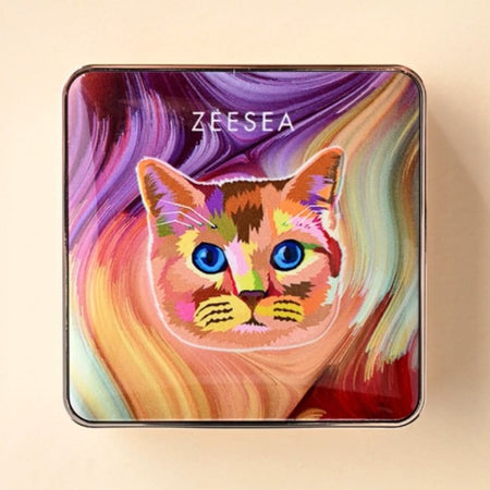 ZEESEA - COLORFUL ANIMAL FOUR-COLOR EYESHADOW X01, #X01, 52 g, 6975852823678