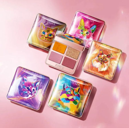 ZEESEA - COLORFUL ANIMAL FOUR-COLOR EYESHADOW X01, #X01, 52 g, 6975852823678