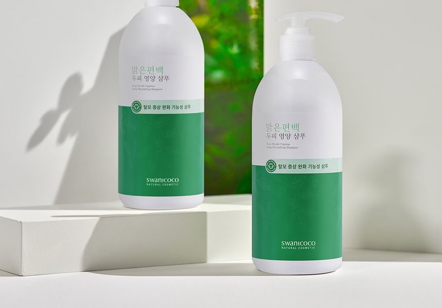 SWANICOCO - Pure Hinoki Cypress Scalp Nourishing Shampoo, 500g, 1000 g, 8809535965394