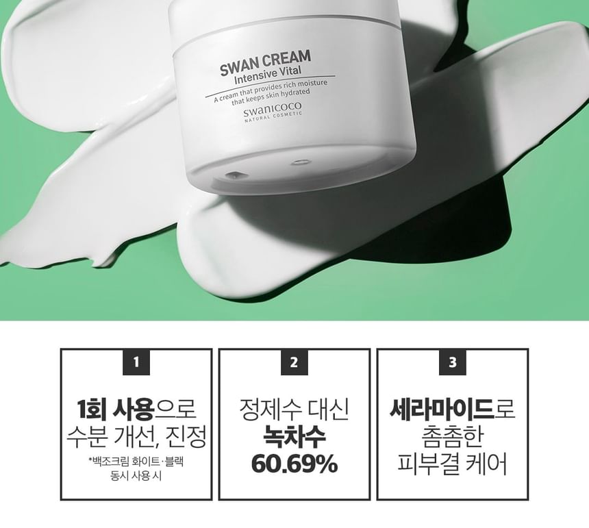 SWANICOCO - Swan Cream Intensive Vital, 50ml, 130 g, 8809535960863