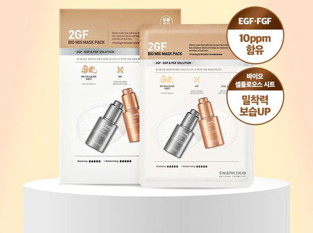 SWANICOCO - 2GF Bio Mix Mask Pack Set, 23g x 10 sheets, 560 g, 8809535965165