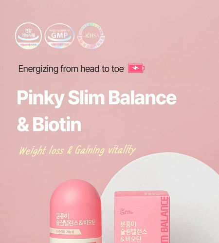 grn+ - Pinky Slim Balance & Biotin, 900mg x 90 tablet, 147 g, 8809653323267