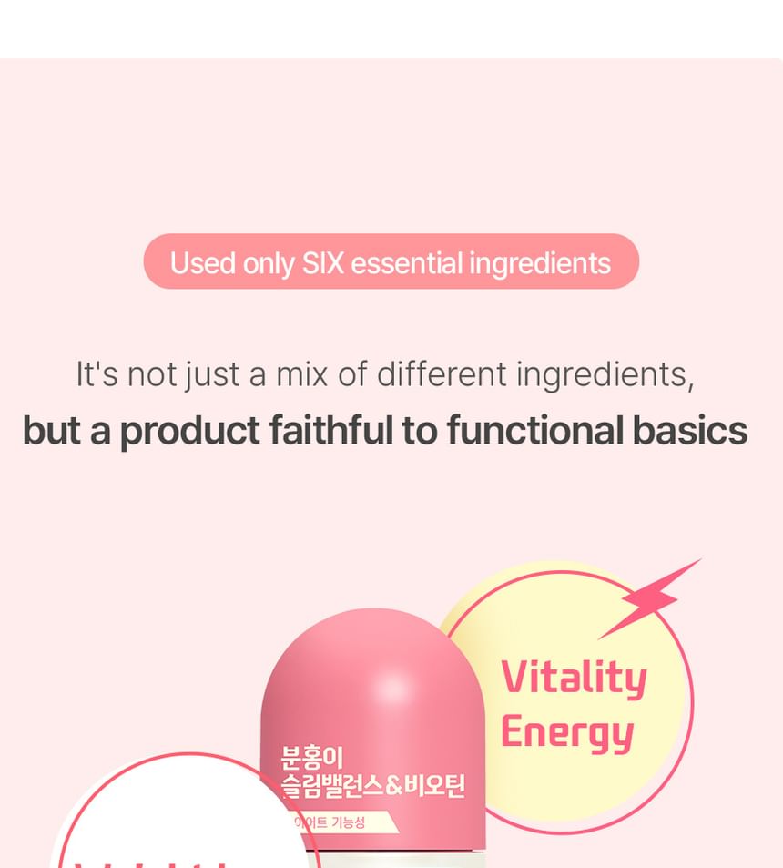 grn+ - Pinky Slim Balance & Biotin, 900mg x 90 tablet, 147 g, 8809653323267