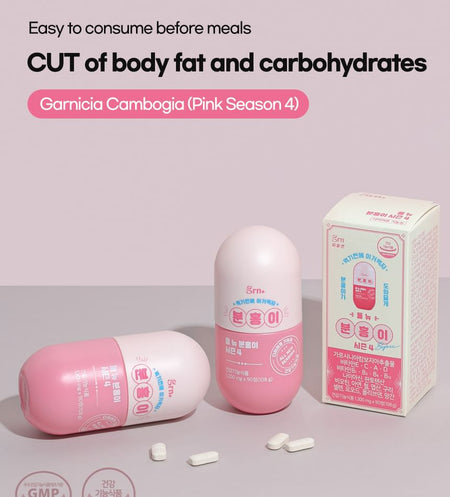 grn+ - All New Pink Garcinia Season 4, 1,200mg x 90 tablets, 187 g, 8809653321881