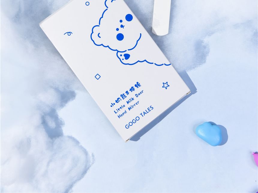 GOGO TALES - Bear Portable Mirror, #Hand Mirror, 89 g, 6955416220273