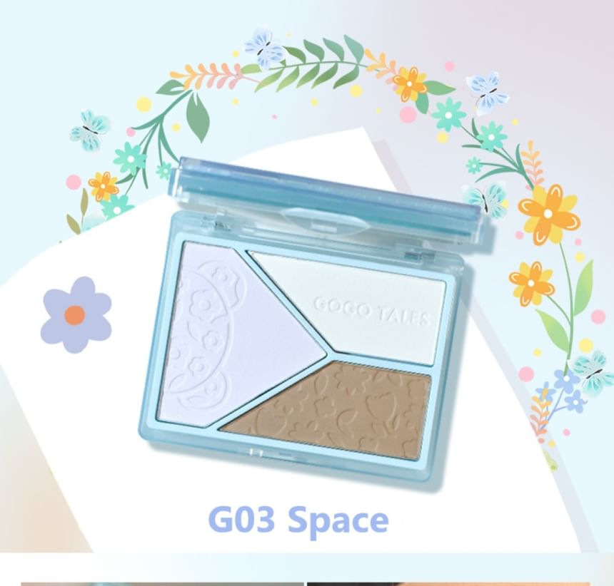 GOGO TALES - Garden Contour Palette - Blue, #G03 Space - 12g, 93 g, 6955416229986