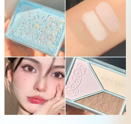 GOGO TALES - Garden Contour Palette - Blue, #G03 Space - 12g, 93 g, 6955416229986