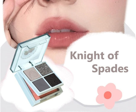 GOGO TALES - Eyeshadow & Blush Palette - Knight of Spades, #G04 Knight of Spades - 10.2g, 50 g, 6955416229269