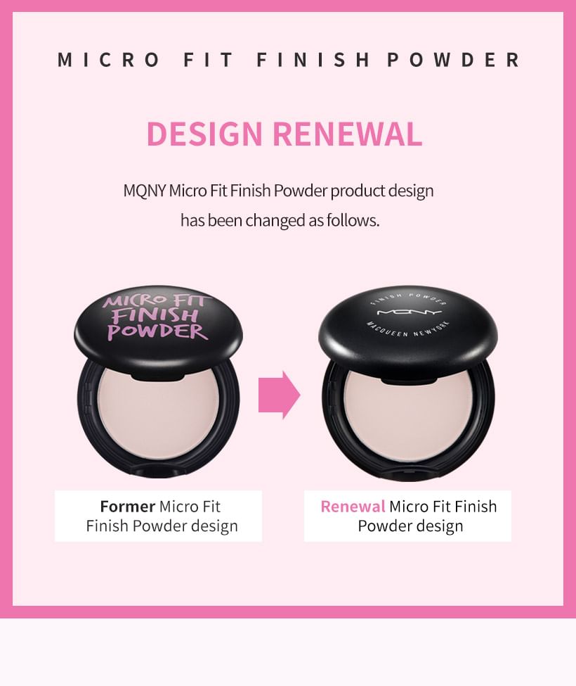 MACQUEEN - Micro Fit Finish Powder, 9g, 56 g, 8809432014881