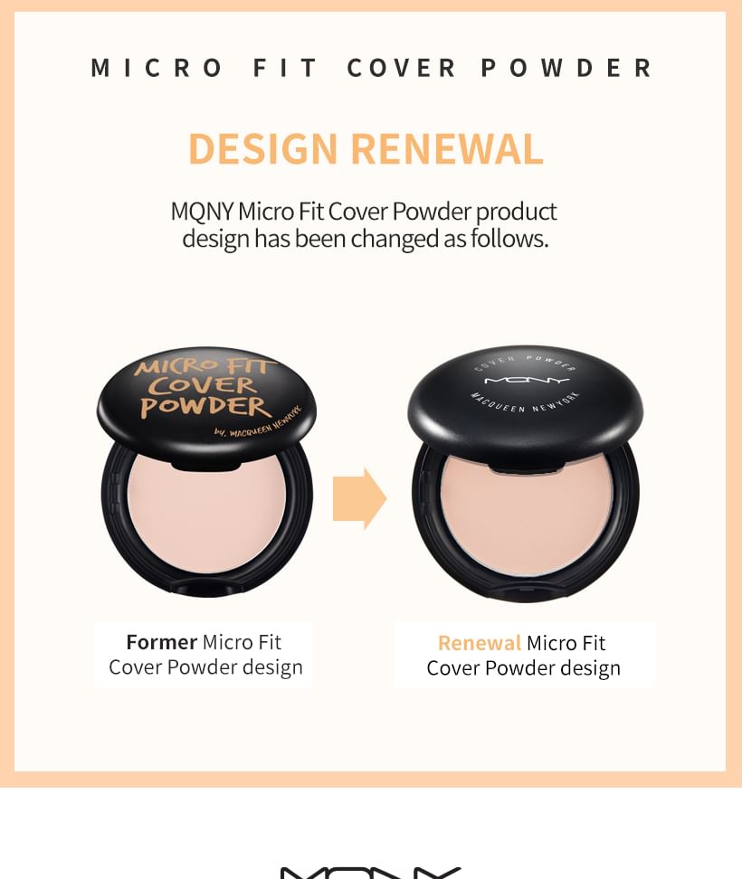 MACQUEEN - Micro Fit Cover Powder, 9g, 55 g, 8809432016007