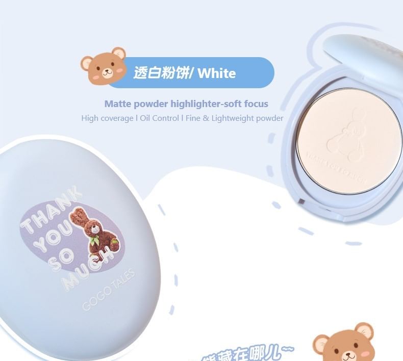 GOGO TALES - Oil Control Powder - White, #G01 White - 4.5g, 47 g, 6955416230241