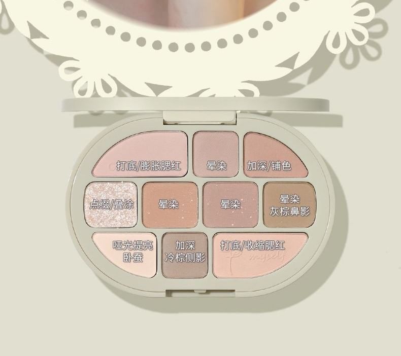GOGO TALES - Special Edition 10 Color Eyeshadow - 01, #G01 Dusty Rose - 14g, 93 g, 6955416231088