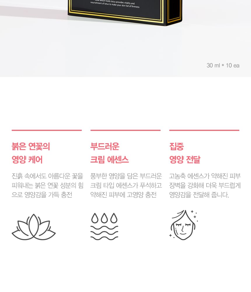 JMsolution - Active Lotus Nourishing Mask Set Ultimate, 30ml x 10 sheets, 430 g, 8809711710282