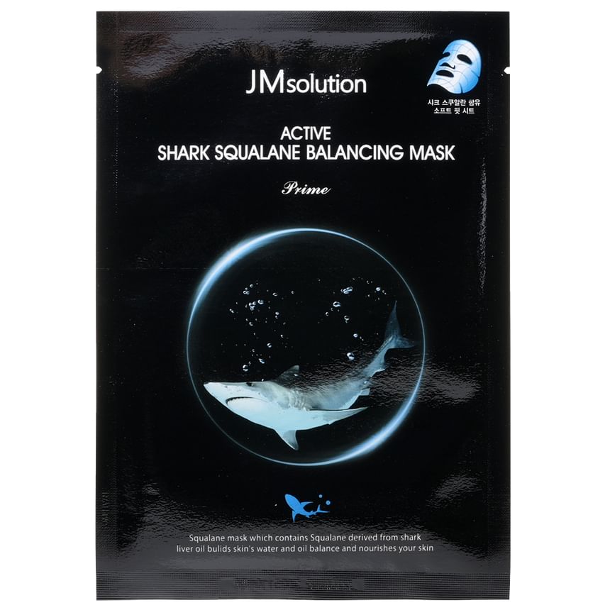 JMsolution - Active Shark Squalane Balancing  Mask Set Prime, 30ml x 10 sheets, 430 g, 8809852541646
