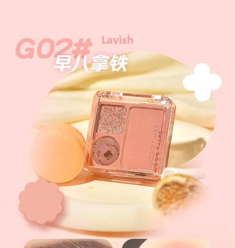 GOGO TALES - Mini Eyeshadow Palette - G02, #G02 Lavish - 4g, 38 g, 6955416236175