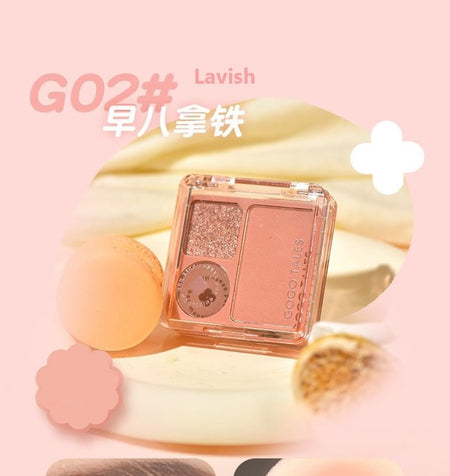 GOGO TALES - Mini Eyeshadow Palette - G02, #G02 Lavish - 4g, 38 g, 6955416236175