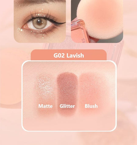 GOGO TALES - Mini Eyeshadow Palette - G02, #G02 Lavish - 4g, 38 g, 6955416236175