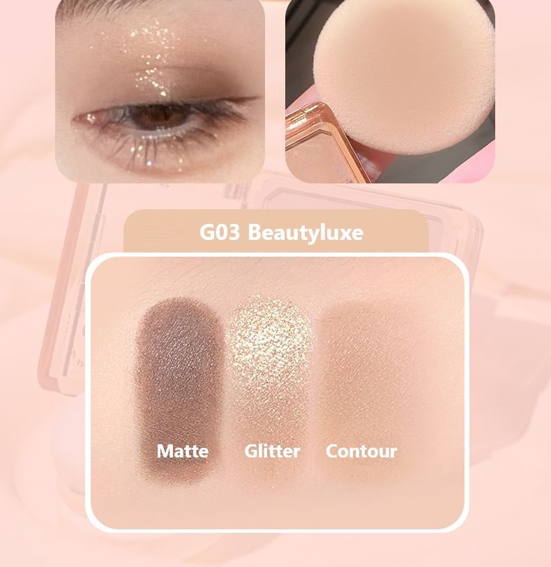 GOGO TALES - Mini Eyeshadow Palette - G03, #G03 Beautyluxe - 4g, 38 g, 6955416236182