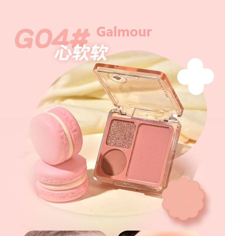 GOGO TALES - Mini Eyeshadow Palette - G04, #G04 Galmour - 4g, 50 g, 6955416236199