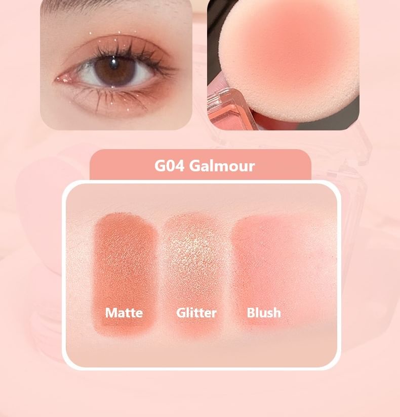 GOGO TALES - Mini Eyeshadow Palette - G04, #G04 Galmour - 4g, 50 g, 6955416236199